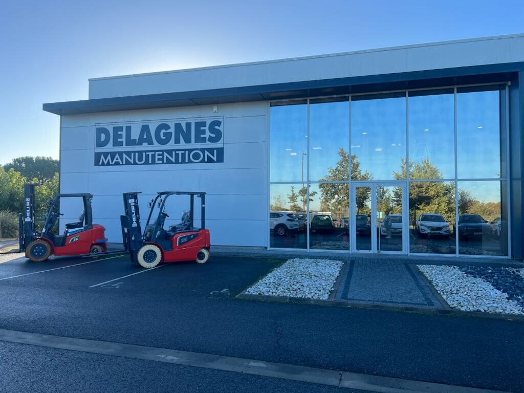 Devanture du magasin Delagnes Manutention